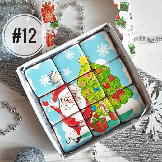 Colouring-in gingerbread
